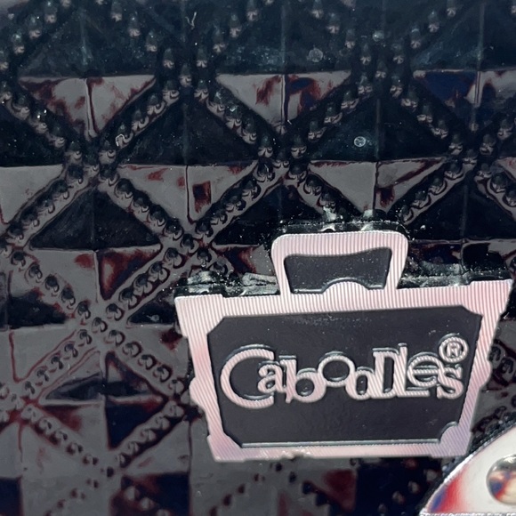 CABOODLES COSMETIC MAKEUP TRAIN CASE WITH MIRROR - Picture 4 of 10